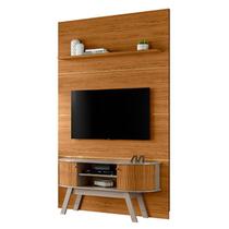 Estante Home Theater com Bancada Silverstone Fendi Naturale Madetec