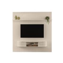 Estante Home Theater com Bancada Suspensa New Bugatti Calacata Off White - Madetec