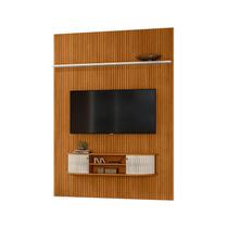 Estante Home Theater com Bancada Suspensa New Monte Carlo Cinamomo Off White - Madetec