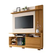 Estante Home Theater Detalhes Ripado Sala Estar TV Até 55 Polegadas Prateleira E Pés Artheo Estante Home Theater Detalhes Ripado Sala Estar TV Até 55 Polegadas Prateleira E Pés Artheo