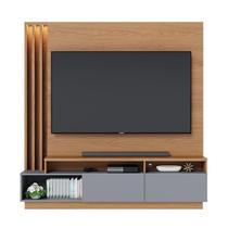 Estante Home Theater Humaitá Freijó/Cinza Fosco para TV de 75” - Colibri