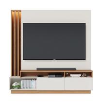 Estante Home Theater Humaitá Off White Matte/Freijó para TV de 75” - Colibri