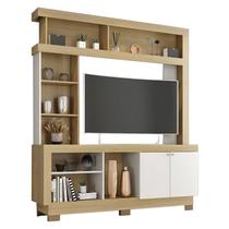Estante Home Theater Mali Nature Off White Móveis Leão Estante Home Theater Mali Nature Off White Móveis Leão