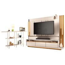 Estante Home Theater Montane Off White Cinamomo e Aparador Infinity Off White - HB Móveis Estante Home Theater Montane Off White Cinamomo e Aparador Infinity Off White - HB Móveis