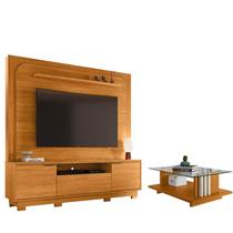 Estante Home Theater Nilo com Pés Cinamomo com Mesa de Centro Frizz Cinamomo Off White - Madetec Estante Home Theater Nilo com Pés Cinamomo com Mesa de Centro Frizz Cinamomo Off White - Madetec