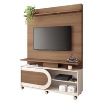Estante Home Theater órbis Castanho Off White - Hb Móveis Estante Home Theater órbis Castanho Off White - Hb Móveis