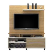 Estante Home Theater para TV até 60 Polegadas Star Valdemóveis Cinamomo/Off White