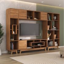 Estante Home Theater para TV até 65 Polegadas 4 Portas 274x181cm Yescasa