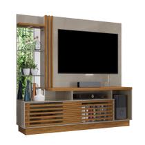 Estante Home Theater Paradise para TV 60" LED e Espelho Fendi/ Naturale