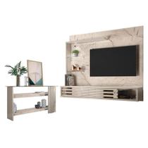 Estante Home Theater Suspenso Com Aparador Frizz Select Calacata Off White Madetec Estante Home Theater Suspenso Com Aparador Frizz Select Calacata Off White Madetec