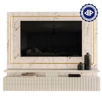 Estante Home Theater Suspenso Gaia Calacata Off White Madetec Estante Home Theater Suspenso Gaia Calacata Off White Madetec
