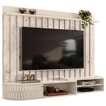 Estante Home Theater Suspenso Ímola Calacata Off White Madetec