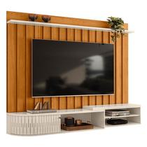 Estante Home Theater Suspenso Ímola Cinamomo Off White Madetec Estante Home Theater Suspenso Ímola Cinamomo Off White Madetec