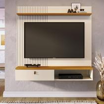 Estante Home Theater Suspenso Íris Ambiente Cinamomo Off White - Madetec Estante Home Theater Suspenso Íris Ambiente Cinamomo Off White - Madetec