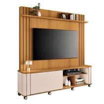 Estante Home Theater Trinus Cinamomo Off White - Hb Móveis Estante Home Theater Trinus Cinamomo Off White - Hb Móveis