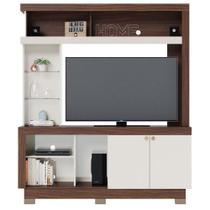 Estante Home Theater Valença Nogueira Real Off White Colibri