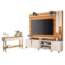 Estante Home Theater Virtus Cinamomo Off White Com Aparador Fiero Off White Cinamomo- Hb Móveis Estante Home Theater Virtus Cinamomo Off White Com Aparador Fiero Off White Cinamomo- Hb Móveis