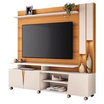 Estante Home Theater Virtus Cinamomo Off White - HB Móveis