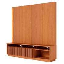 Estante Home TV 75 Polegadas 200 Cm 2 Portas Jordao Colibri Freijo