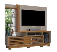 Estante HomeTheaterFrizzPlusPara Tv 60 Polegadas Com Pés Fendi / Naturale - Madetec