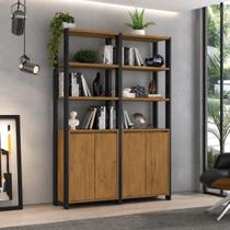 Estante Industrial 4 Portas 8 Prateleiras M114 183cmx140cm Yescasa Estante Industrial 4 Portas 8 Prateleiras M114 183cmx140cm Yescasa