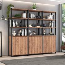 Estante Industrial 6 Portas 9 Prateleiras M115 183cmx210cm