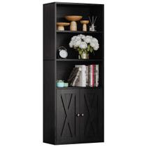 Estante Industrial IRONCK de 5 Prateleiras 60 x 30 cm com Portas