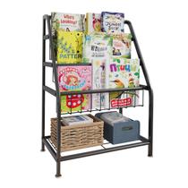 Estante infantil aboxoo Todder Freestanding 45 cm Black Metal Estante infantil aboxoo Todder Freestanding 45 cm Black Metal