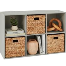 Estante infantil Best Choice Products 6-Cube Storage Grey