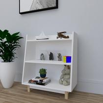 Estante Infantil Branca p/ Brinquedos e Livros - Praticidade