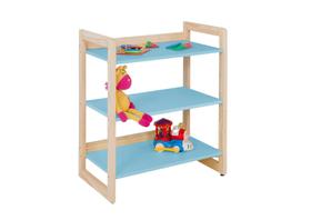 Estante Infantil Colore 750 Organizador de Brinquedo Varias Cores 3 Prateleiras - Quality Móveis
