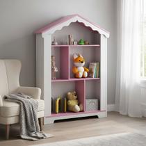 Estante Infantil Magia Casa com Prateleiras Organizador de Brinquedos para Criança Feliz Estante Infantil Magia Casa com Prateleiras Organizador de Brinquedos para Criança Feliz
