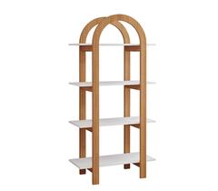 Estante Infantil Moderna Decorativa 4 Prateleiras Cupcake Quarto Juvenil