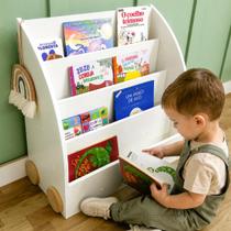 Estante Infantil Revisteiro Expositor Porta livros Hanna Estante Infantil Revisteiro Expositor Porta livros Hanna
