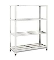 Estante Inox 304 Fritomaq 4 Planos Grade. 180x50x165 Estante Inox 304 Fritomaq 4 Planos Grade. 180x50x165
