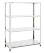 Estante Inox 430 Fritomaq 4 Planos Lisos 120x50x165