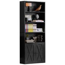 Estante IRONCK Industrial 6 Prateleiras 180cm com portas Home Office