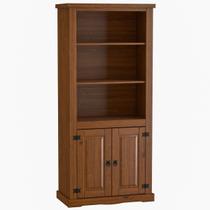Estante Livreiro 2 Portas 100% Madeira Imperial