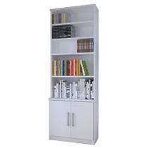 Estante Livreiro 2 Portas 4 Prateleiras Legend F04 Branco - Mpozenato