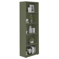 Estante Livreiro 5 Prateleiras 180x60 Cm Menta Arly Menta