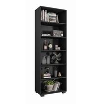 Estante Livreiro 6 Prateleiras Office Preto - Fdecor