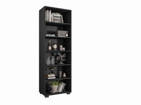 Estante Livreiro 6 Prateleiras Office Preto - Fdecor