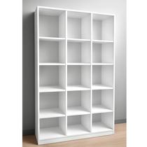 Estante Livreiro Colméia 15 Nichos Organizador Moderno Loja Casa Escritório Expositores Branco Estante Livreiro Colméia 15 Nichos Organizador Moderno Loja Casa Escritório Expositores Branco