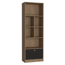 Estante Livreiro com 6 Nichos e 1 Porta B37 Emovell