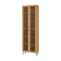 Estante Livreiro Ditália Aspen 2 Porta Vidro Carv. CD-308 cz Estante Livreiro Ditália Aspen 2 Porta Vidro Carv. CD-308 cz