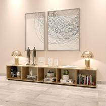 Estante Livreiro Modular Alcídes 30 cm com 5 Nichos - Montana Estante Livreiro Modular Alcídes 30 cm com 5 Nichos - Montana