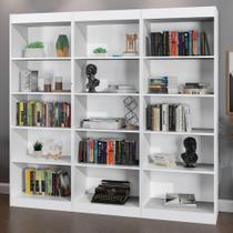 Estante Livreiro Multiuso 12 Prateleiras 1,71m Office Branco J&a Branco Nature