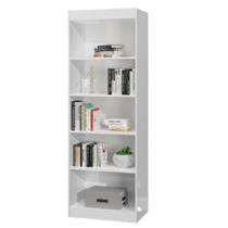 Estante Livreiro Multiuso 4 Prateleiras 1,78m Branco