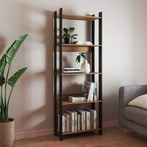 Estante Livreiro Multiuso Organizador com 5 Prateleiras BRV Móveis Estante Livreiro Multiuso Organizador com 5 Prateleiras BRV Móveis