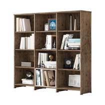 Estante Livreiro Multiuso Para Escritório 12 Nichos Trinidad